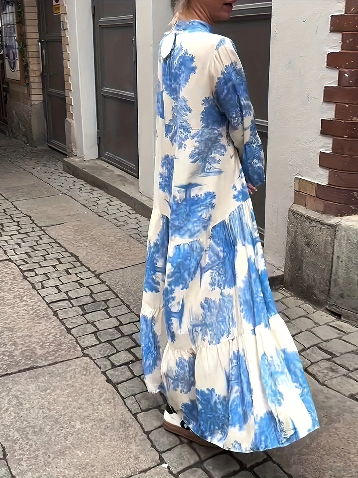 Hannah™ - Stylish Floral Print Casual Dress