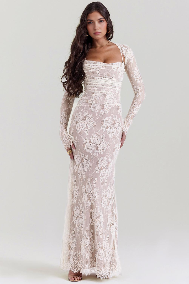 CELESTE LACE MAXI DRESS