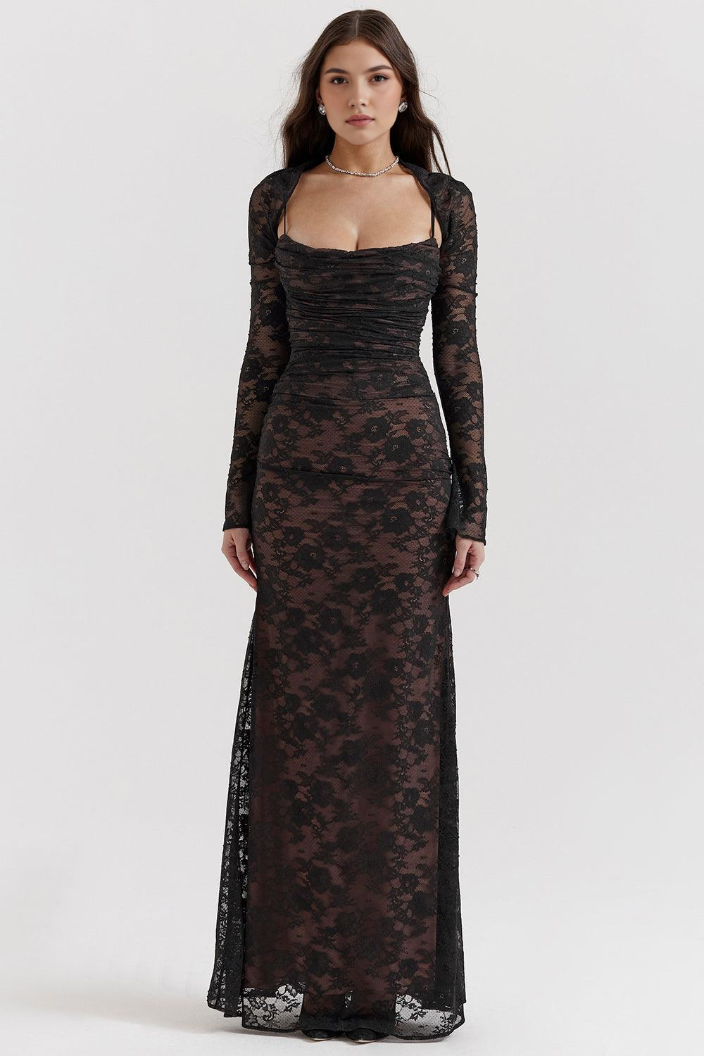 CELESTE LACE MAXI DRESS