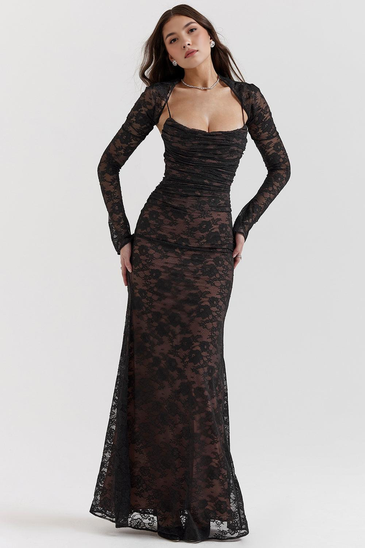 CELESTE LACE MAXI DRESS
