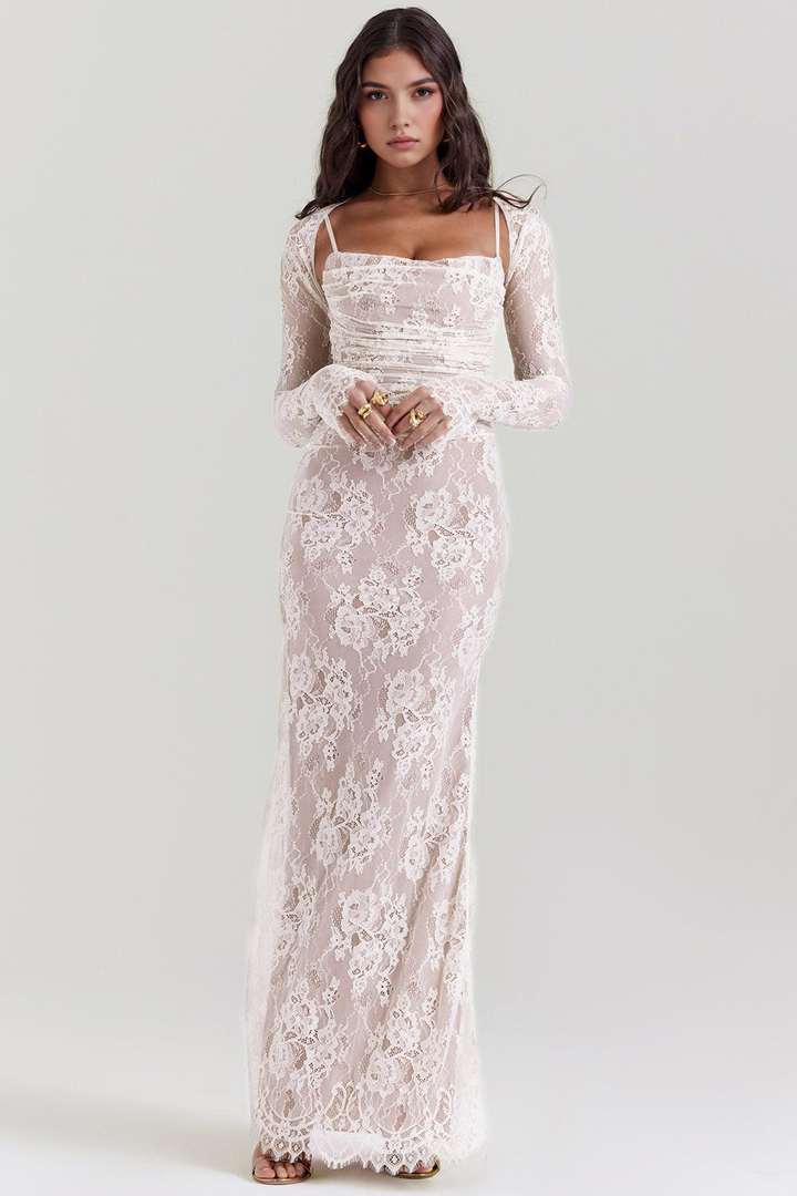 CELESTE LACE MAXI DRESS