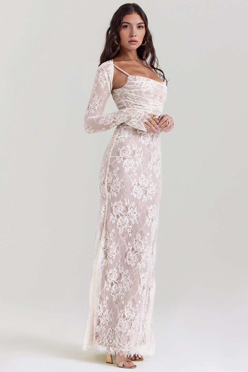 CELESTE LACE MAXI DRESS