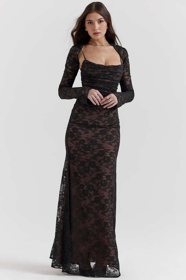 CELESTE LACE MAXI DRESS
