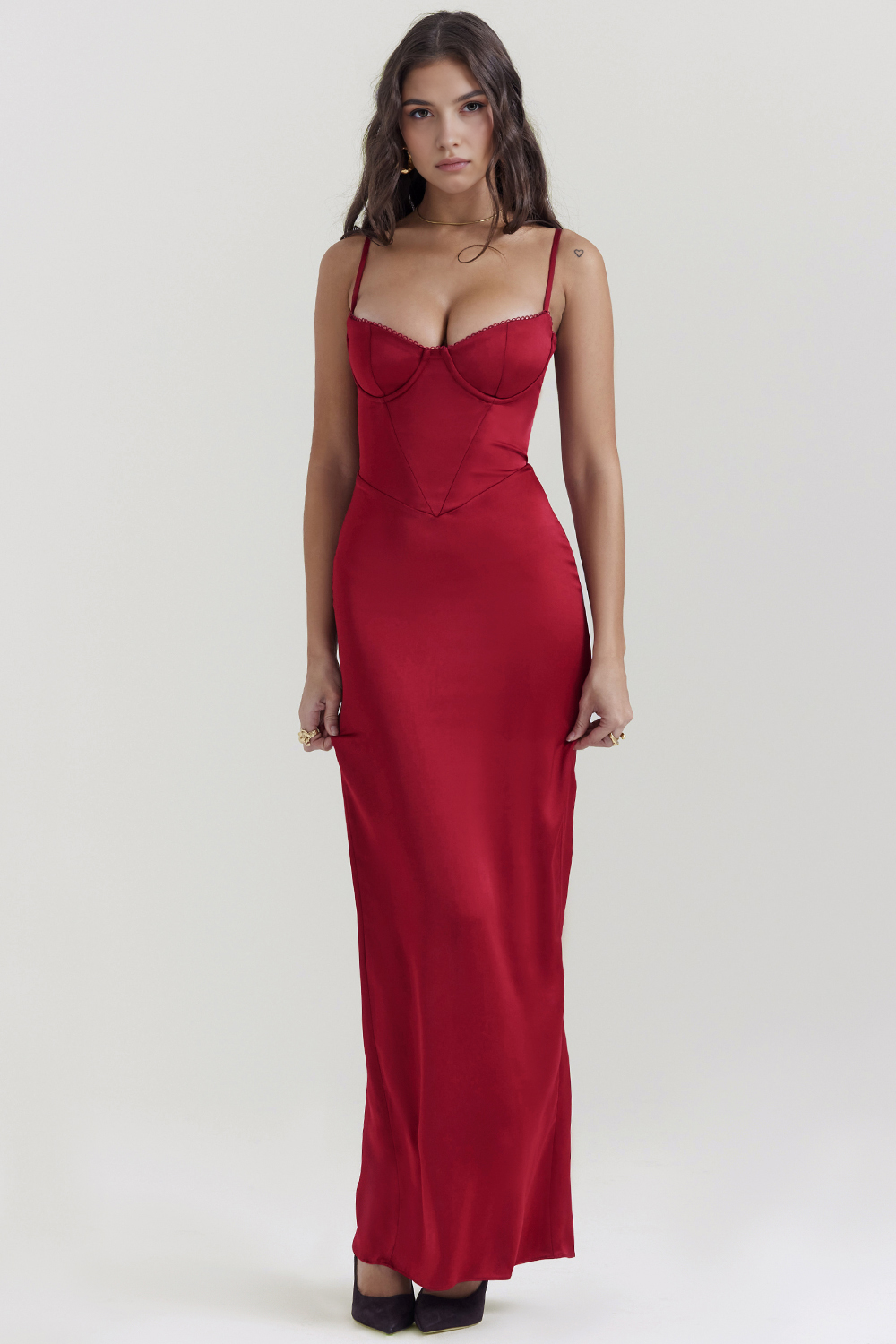 RUBINA SATIN GOWN