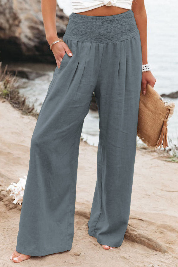 Myrella | CASUAL TROUSERS WITH WIDE LEGS