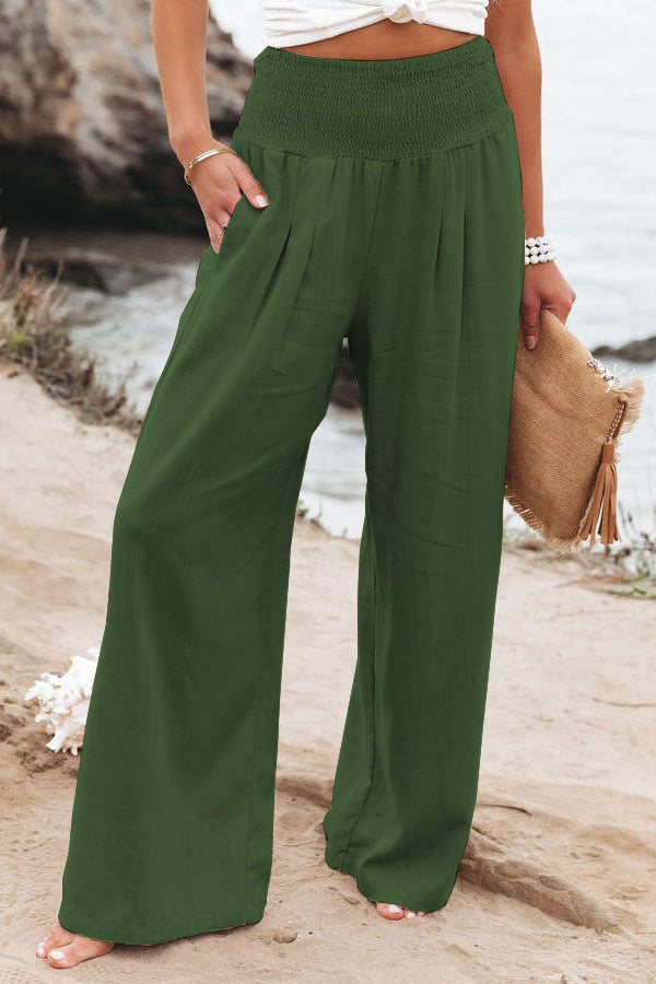 Myrella | CASUAL TROUSERS WITH WIDE LEGS