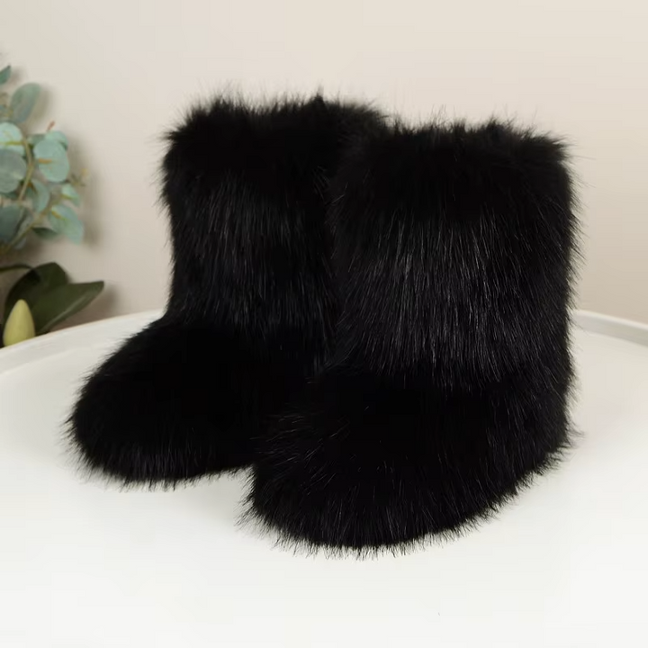 Luna - Faux Fur Boots