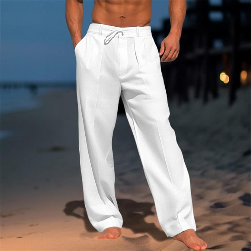 Nathan™ - Linen Solid Color Pants