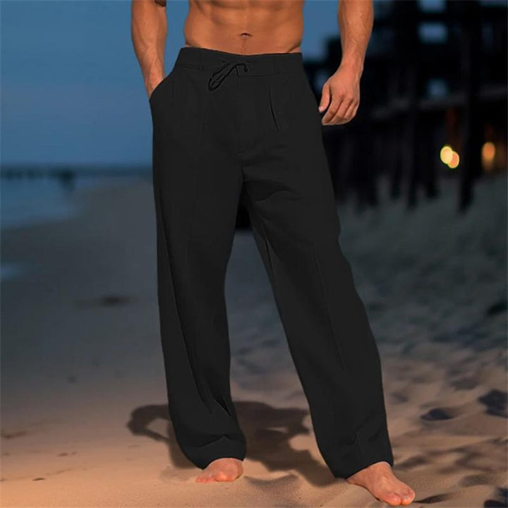Nathan™ - Linen Solid Color Pants