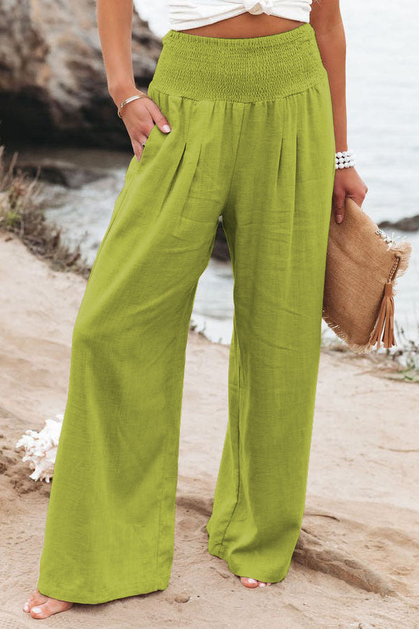 Myrella | CASUAL TROUSERS WITH WIDE LEGS