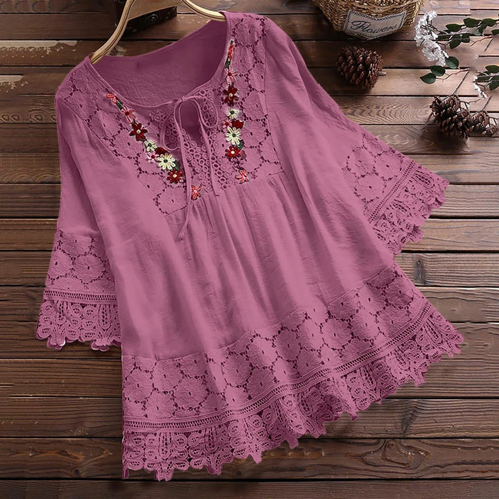 Alyssa™ - Stylish Embroidered Blouse