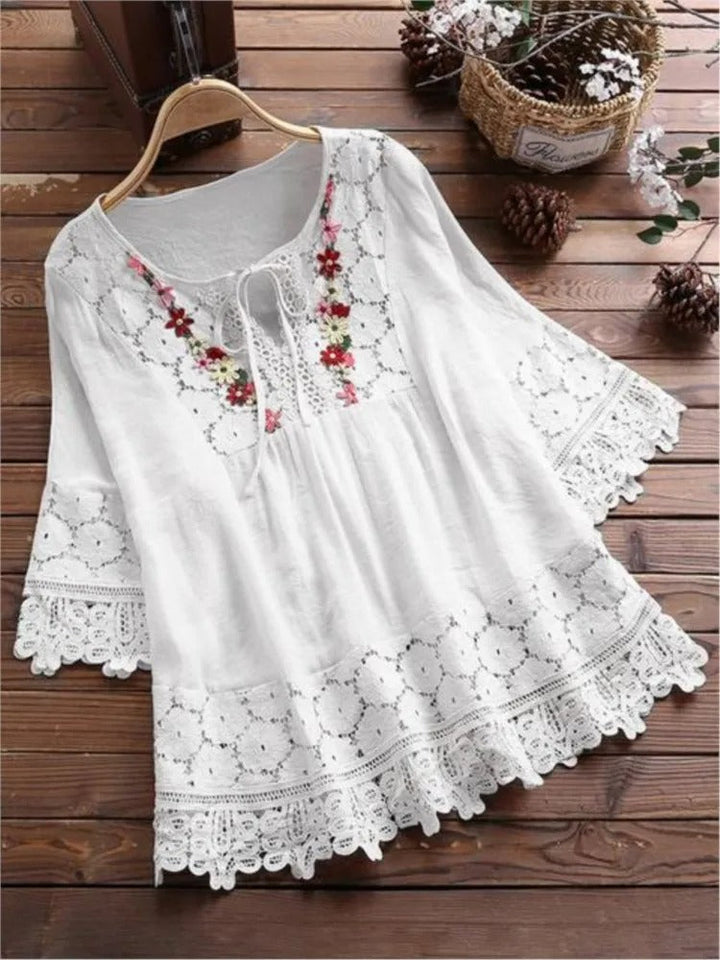Alyssa™ - Stylish Embroidered Blouse