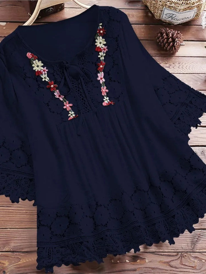 Alyssa™ - Stylish Embroidered Blouse