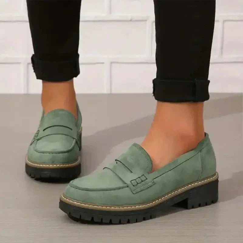 Danika | Comfortable Chunky Loafer Shoes