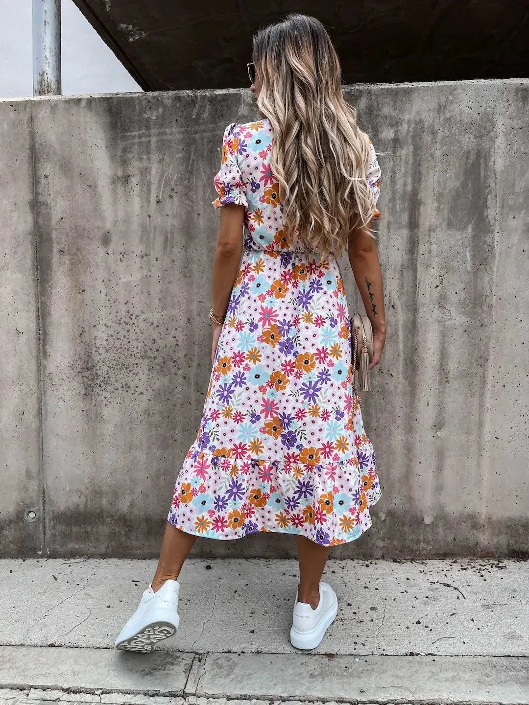 FAYNA FLORAL DRESS
