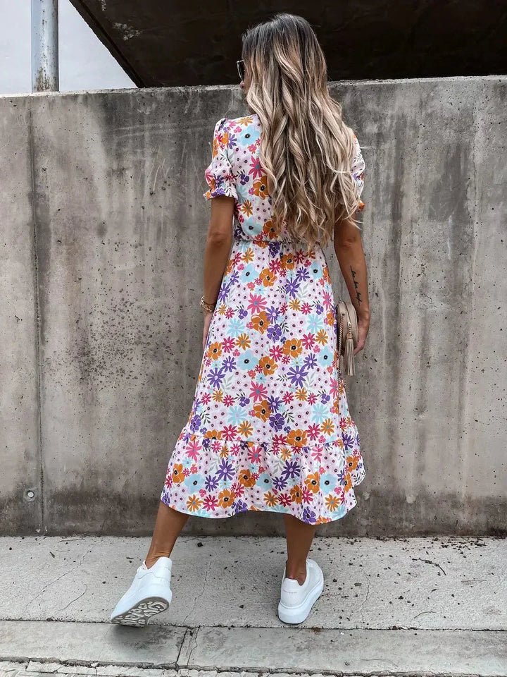 FAYNA FLORAL DRESS