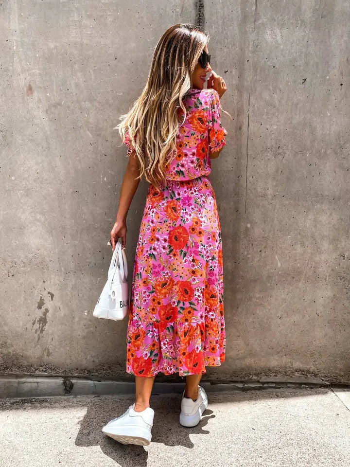 FAYNA FLORAL DRESS