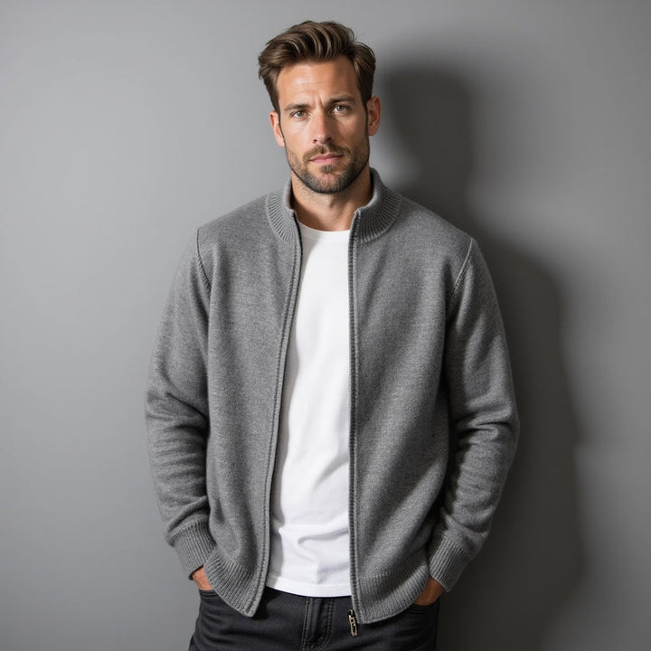Harrold | Pure Cashmere Zip