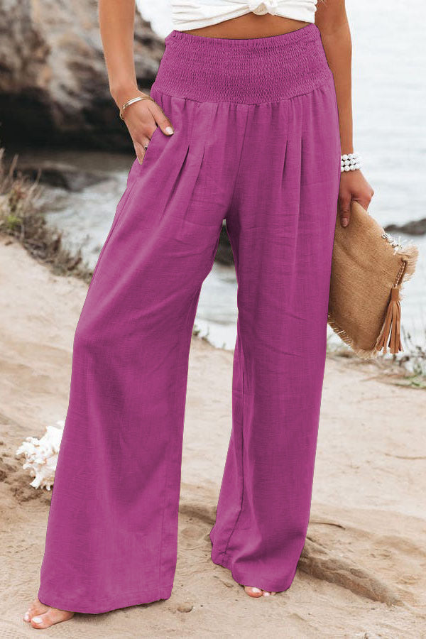 Myrella | CASUAL TROUSERS WITH WIDE LEGS