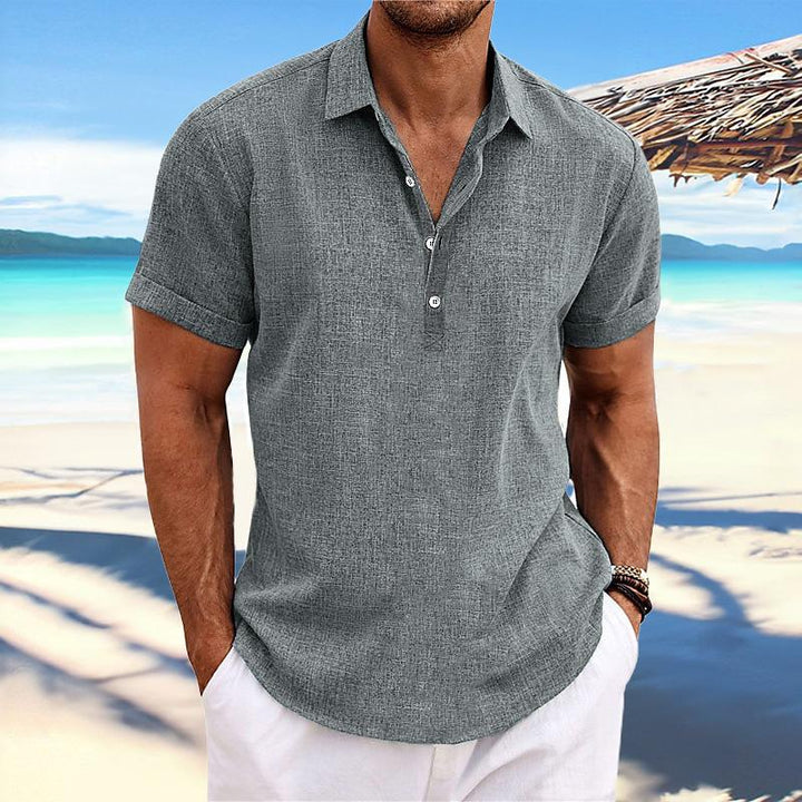 Parker™ - Short Sleeve Linen Shirt