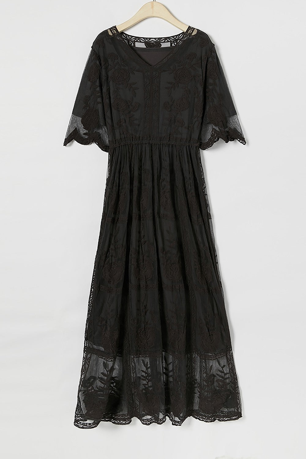 Clarita - Elegant Bloom Maxi Dress