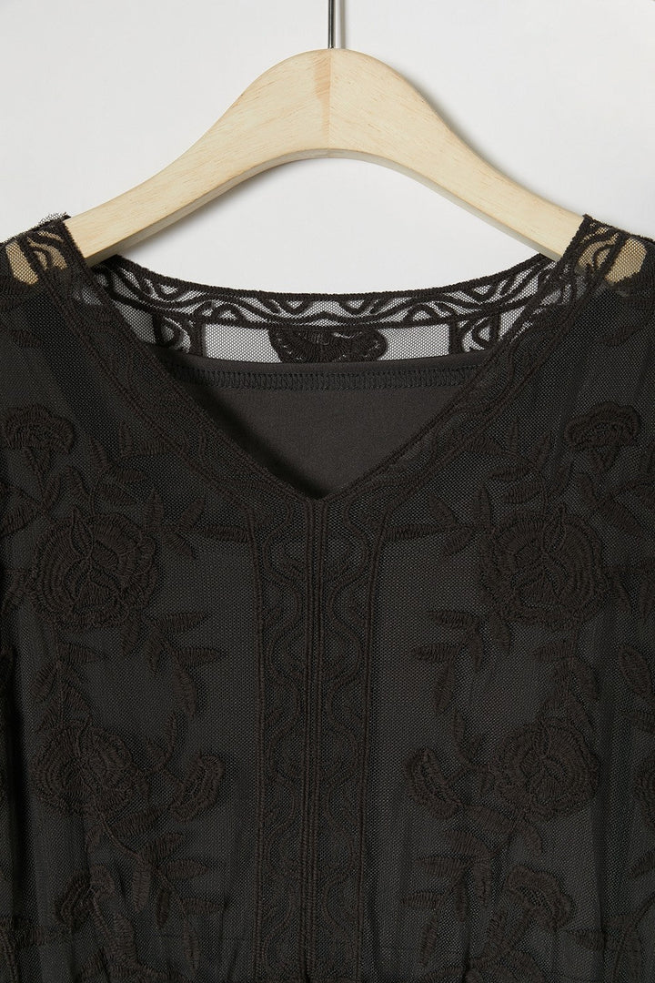 Clarita - Elegant Bloom Maxi Dress