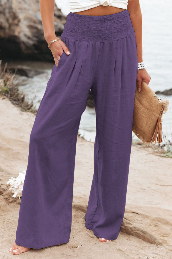 Myrella | CASUAL TROUSERS WITH WIDE LEGS