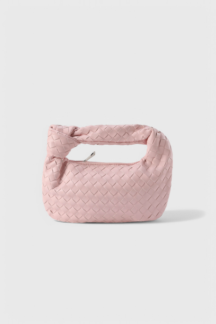 Sage Mini Woven Satchel Bag