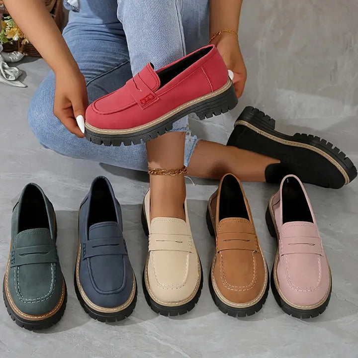 Stella – Comfortable Chunky Platform Loafers
