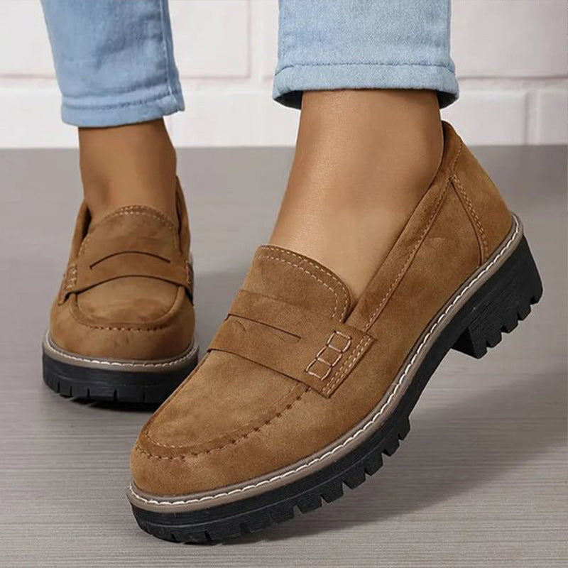 Stella – Comfortable Chunky Platform Loafers