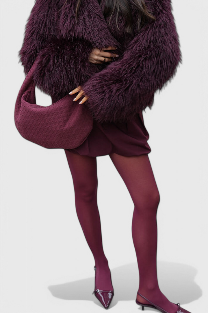 Lila Medium Woven Bag with Knot Detail